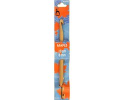 Tunische haaknaald 8 mm 15 cm hout