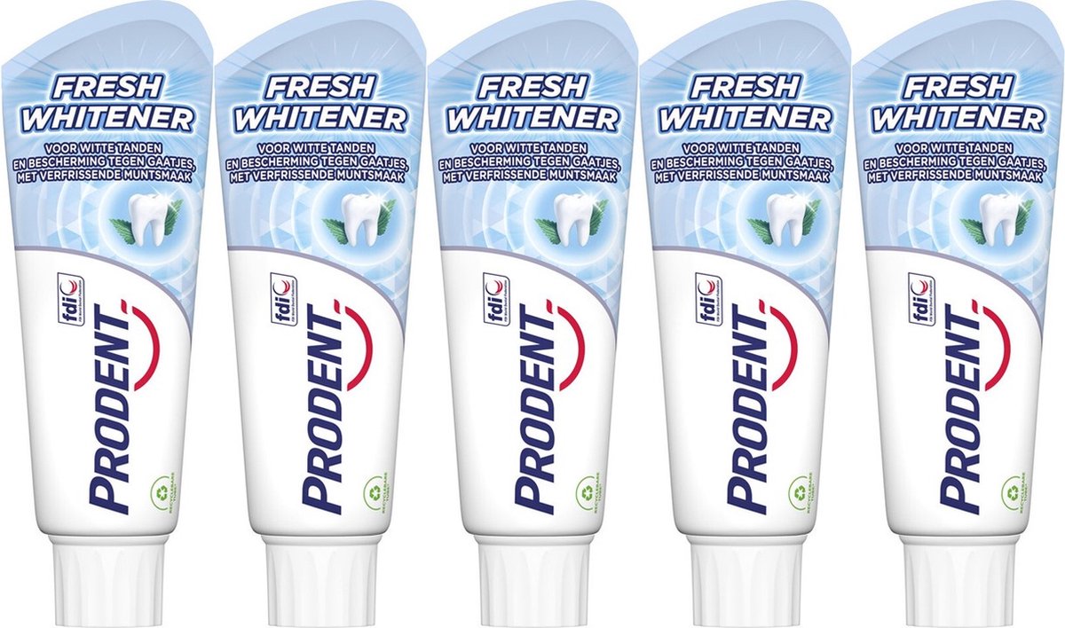Prodent Arctic Fresh Whitener - 5 x 75 ml - Tandpasta - Voordeelverpakking