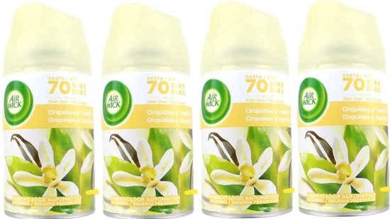 Recharges Air Wick - Orchidée Vanille - 4 x 250 ml