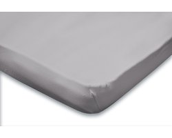 Eleganzzz Hoeslaken Topper Jersey Stretch - Licht Grijs - Hoeslaken 140x210/220cm - 160x200cm - Tweepersoons - 100% Katoen - Topper - Hoeslakens