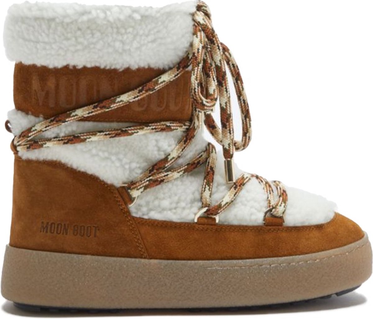 Moon Boot Laarzen Off White Suede maat 38 Ltrack shearling boots off white