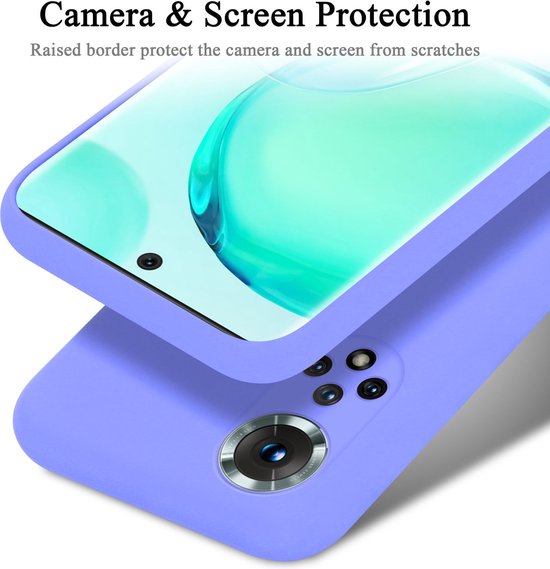 Coque Cadorabo pour Honor 50 / Huawei NOVA 9 en LIQUID LIGHT VIOLET - Coque de protection en silicone TPU flexible Case Cover