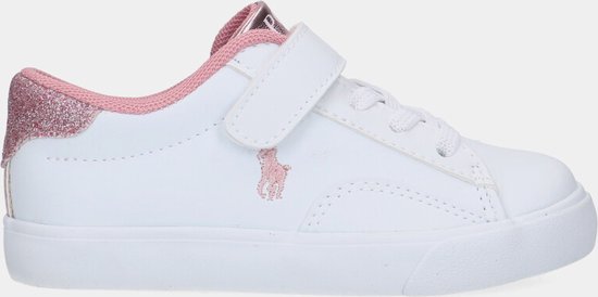 Polo Ralph Lauren Theron V PS White / Pink peuter sneakers