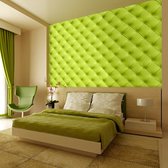 Fotobehangkoning - Behang - Vliesbehang - Fotobehang - Lime detente - Hotel Chique - Gron - 100 x 70 cm