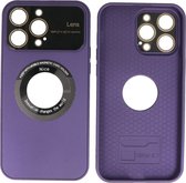 iPhone 15 Pro Max Hoesje - Prime Magsafe Case met Camera Beschermer - Purple