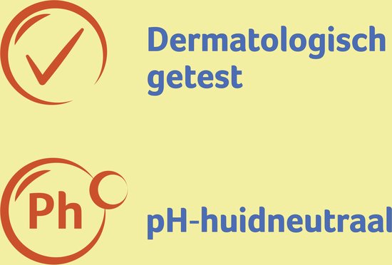 Dermatologisch getest en pH-huidneutraal.