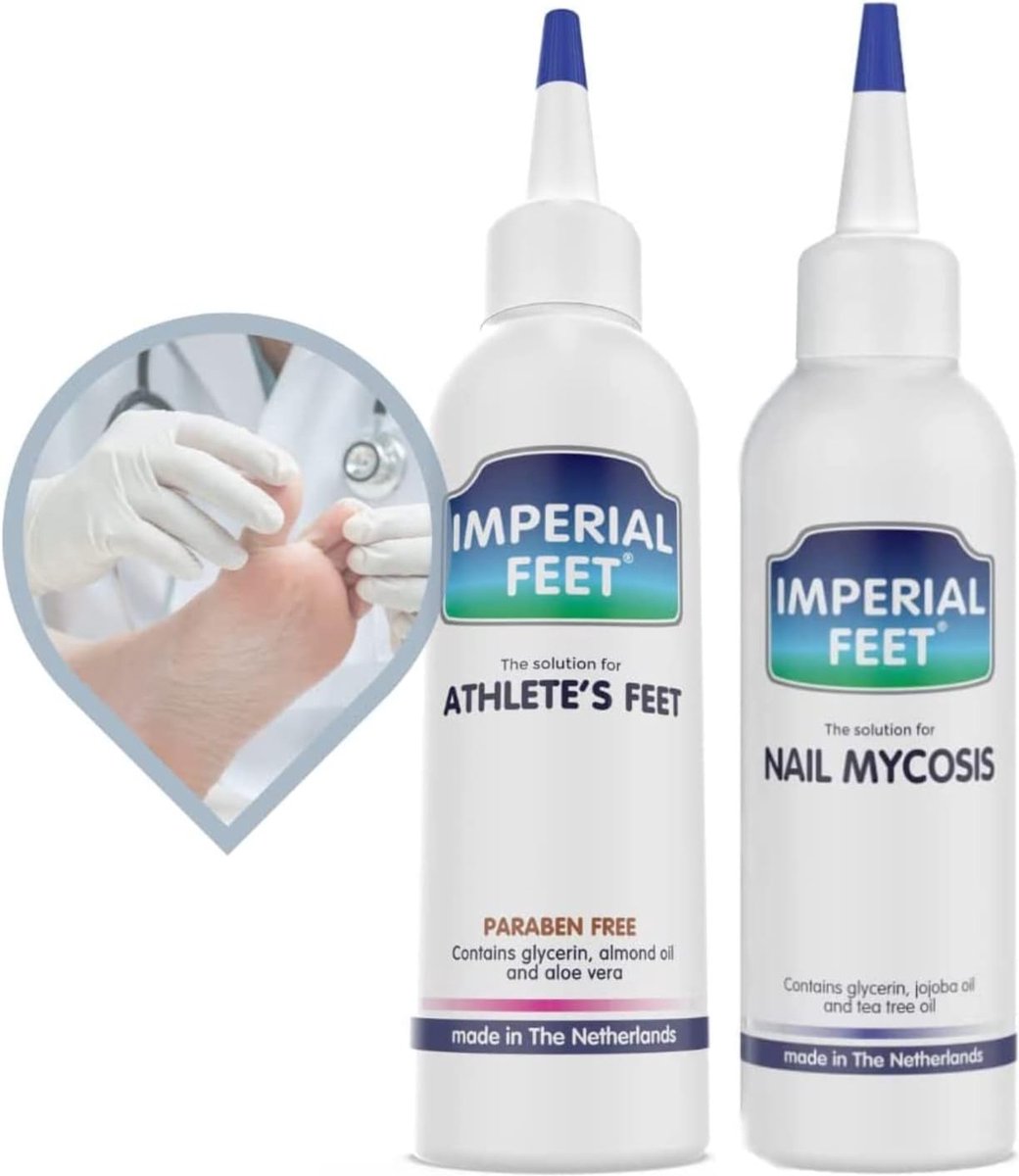 Goedkoopste 2-in1 Set Anti schimmelnagel voor Ernstige Nagelschimmel en Zwemmerscexceem - Voet Verzorging van Kalknagels - Kalknagel en Ringworm Voetschimmel Ultra Effectief - XL 75ML - Teennagelschimmel Behandeling Zonder Water - Nederlands - Anti Kalknagel