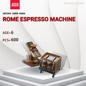 DECOOL16804 + DECOOL 16806 Roman Sunset Combinatiemolen - Roman Sunset koffiezetapparaat is compatibel met het bekende merk.