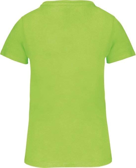 T-shirt Dames XS Kariban Ronde hals Korte mouw Lime 100% Katoen