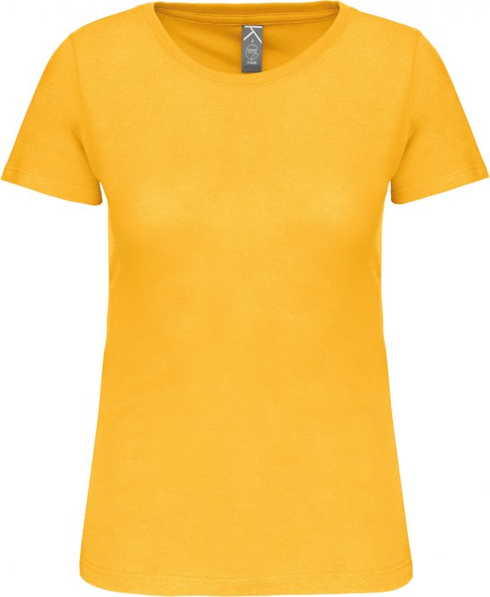 T-shirt Dames 3XL Kariban Ronde hals Korte mouw Yellow 100% Katoen