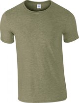 Bella - Unisex Poly-Cotton T-Shirt - Charcoal Marble - M
