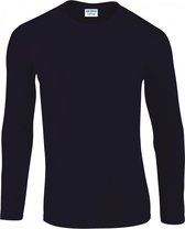 Kustom Kit - Regular Fit Mandarin Collar Top - Black - 3XL/4XL (20/22)