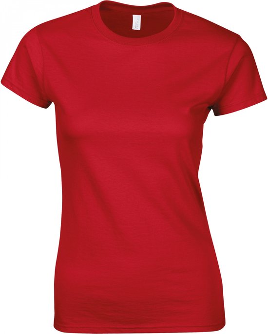 Bella - Unisex Jersey V-Neck T-Shirt - Red - XL