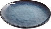 HOMLA Casper marineblauw bord 27 cm modern design 100% steengoed
