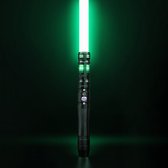 Sabre laser Premium Star Wars "Acolyte" - Sabres KenJo - Sabre laser rechargeable - Replica de sabre laser de haute qualité - Poignée en métal Zwart - Toutes les couleurs 12 Watt (RGB) - 10 types de sons