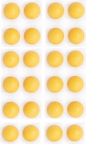 24x Speelgoed tafeltennis/ping pong balletjes oranje 4 cm - Buitenspeelgoed