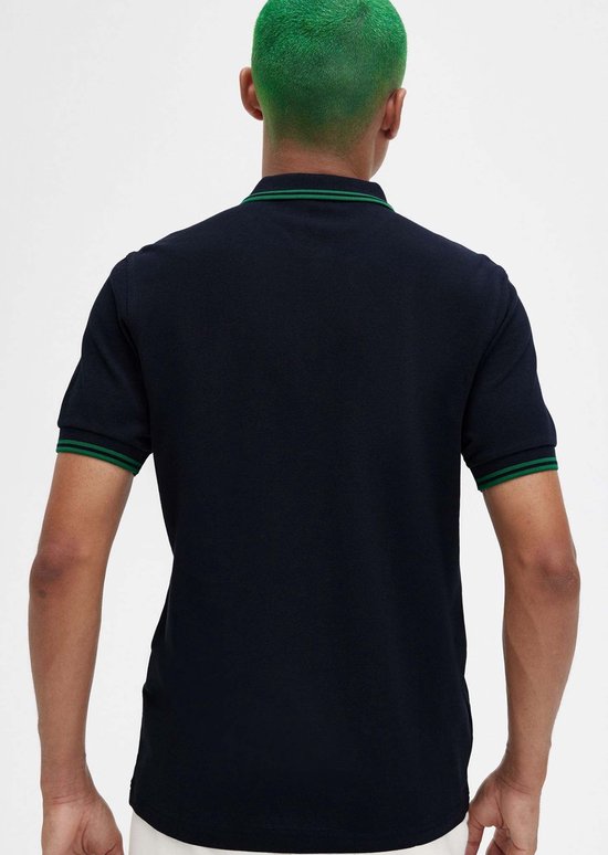 Fred Perry Twin tipped fred perry shirt - navy fp green