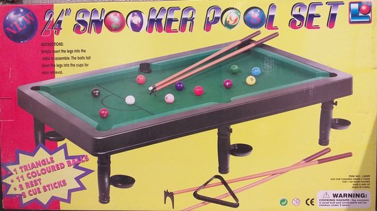 Foto: 24 inch snooker tafel set