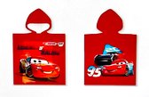 Poncho Cars Piston Rouge Taille 50 x 100 cm