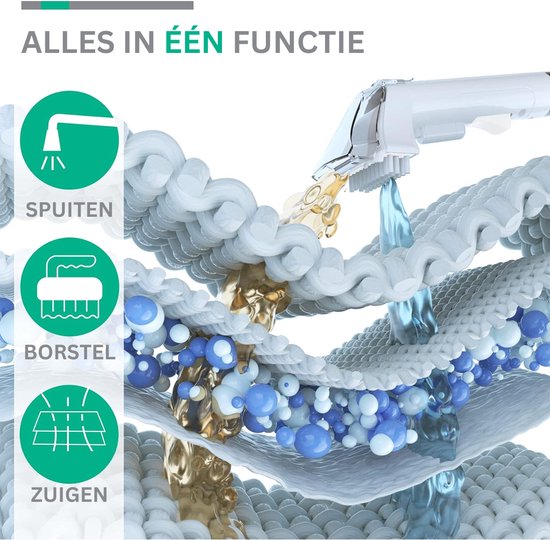 HAUSHOF Stoomreiniger 2000 W, tank 1,5 l, stoomdruk 4,0 bar, opwarmtijd 8 minuten, continue stoom tot 30 minuten, 16 accessoires inbegrepen, voor vloer, ramen, keuken en badkamer