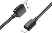 Hoco X96 2.4A Câble de charge Fast USB vers Lightning 1M Zwart