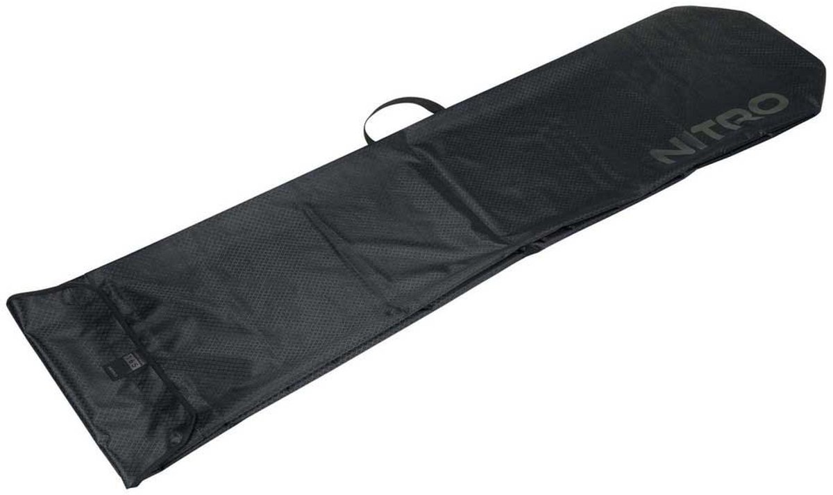 Waterdichte snowboardtas voor materiaal tot 175cm gevoerd Zwart