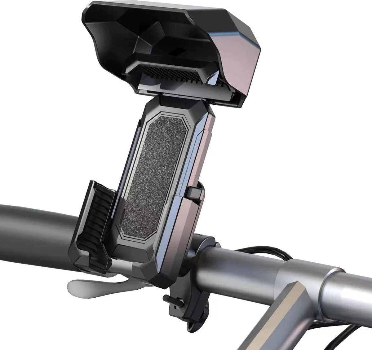 Podec Telefoonhouder Fiets - 360 Graden Rotatie - Gsm Houder Fiets - Accessoires - Fiets Telefoonhouder - Fietshouder - Ook voor scooter & motor