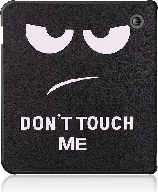 Hoesje Geschikt voor Kobo Sage Hoes Book Case Trifold - Hoes Geschikt voor Kobo Sage Hoesje Book Cover Met Screenprotector - Don't Touch Me van Hoesje  — afbeelding 5