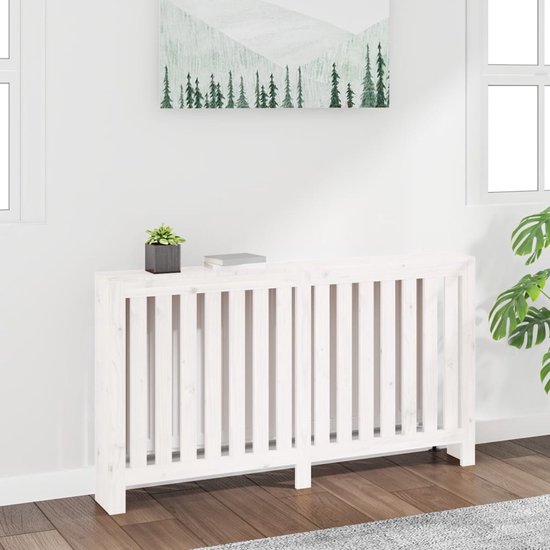 Radiatorombouw 153x19x84 cm massief grenenhout honingbruin