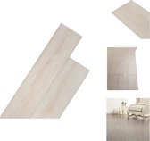 vidaXL Ensemble de planches de sol en PVC - 91,5 x 15,2 cm - Chêne blanc Classique - 5,02 m² - Sol