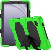 Tablet Hoes geschikt voor Samsung Galaxy Tab A9 (2023) - Extreme Armor Case - Groen