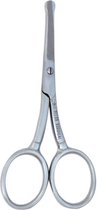 Belux Surgical Instruments /SET VAN 2 Neusschaar - Afgeronde Punt , Snor,, Oor schaar - Recht - Rechtshandig - 9 cm