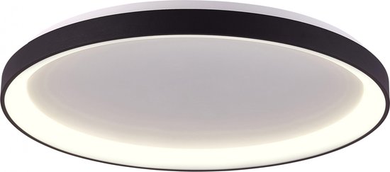 Steinhauer plafonniere Ringlede - zwart - - 3691ZW
