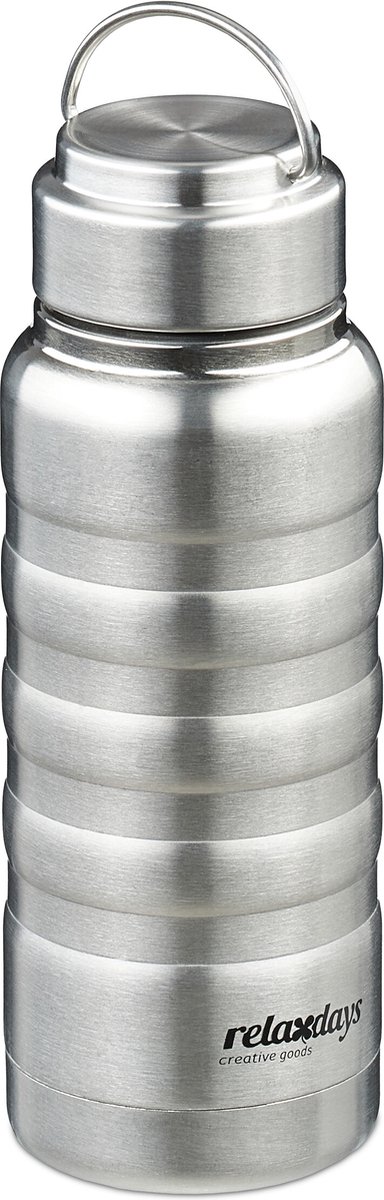 thermosfles - 400 ml - lekvrije deksel - warm en koud - rvs