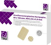 TRU COMPONENTS T1906SA041 Printplaat Hardpapier (l x b) 100 mm x 60 mm 35 µm Rastermaat 5 mm Inhoud 4 stuk(s)