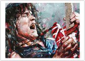 Affiche Eddie van Halen 70x50 cm