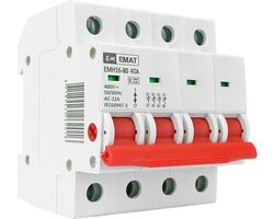EMAT hoofdschakelaar 40A 3-fase (4P) (85005002)