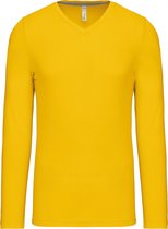 Kariban Chemise homme manches longues et col V Yellow - 3XL