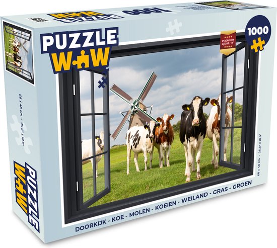 Puzzel Koeien 1000 stukjes