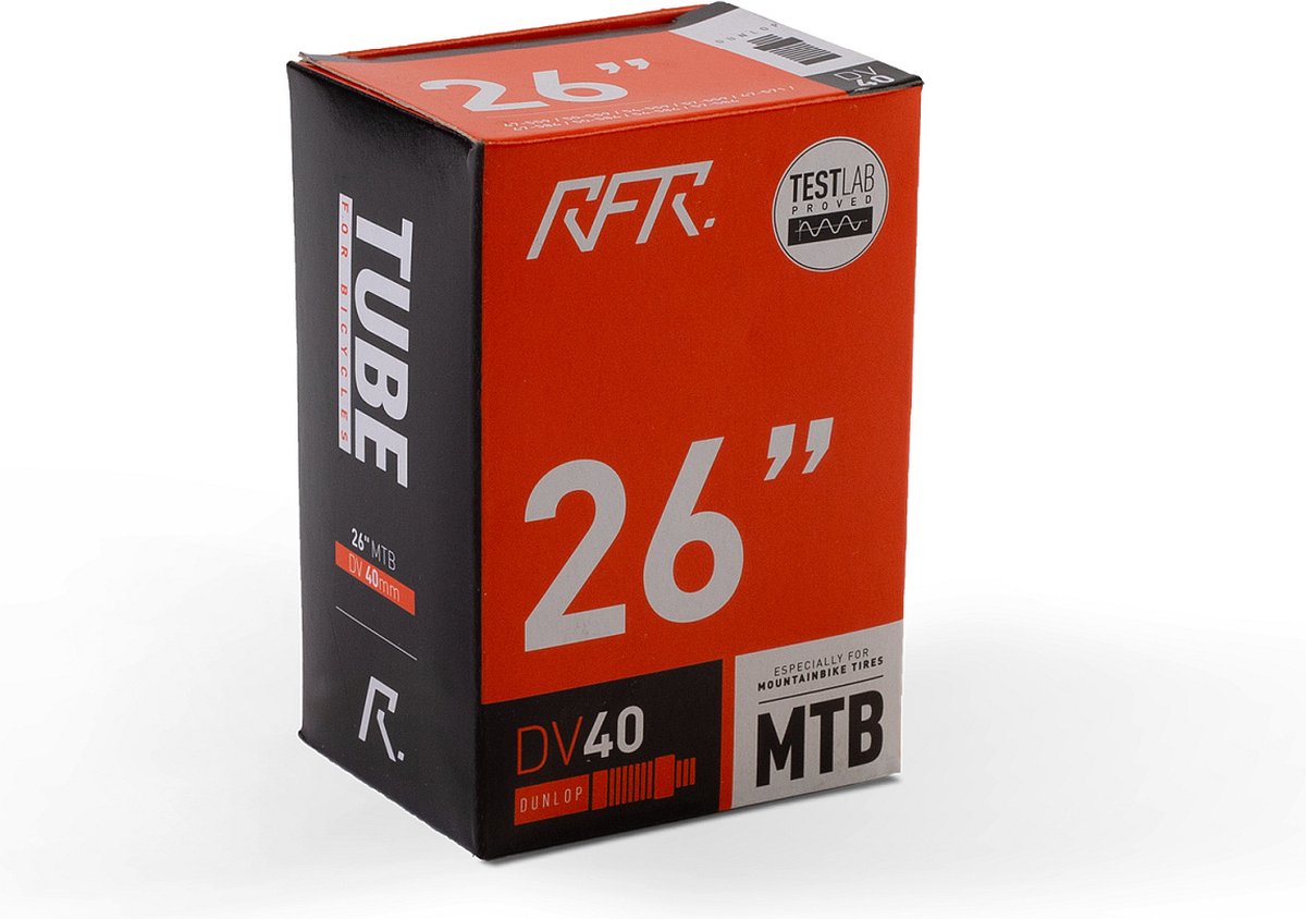 RFR Binnenband - 26 Inch - Voor MTB - DV 40 mm - ETRTO 57-559 - 201 gram - Rubber
