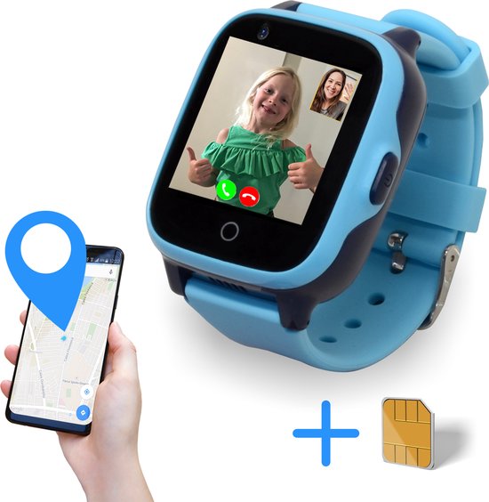 CHOIX. W1 - Montre GPS enfant, montre connectée pour enfants avec tracker  GPS 