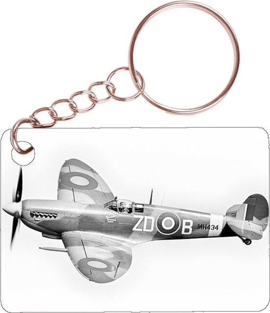Sleutelhanger 6x4cm - Spitfire - WW2 - RAF Fighter