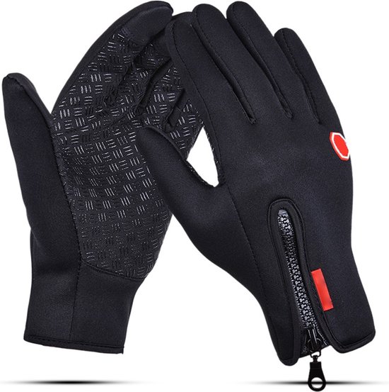 WVspecials Tech Fleece Handschoenen – maat L – waterdicht – unisex – touchscreen