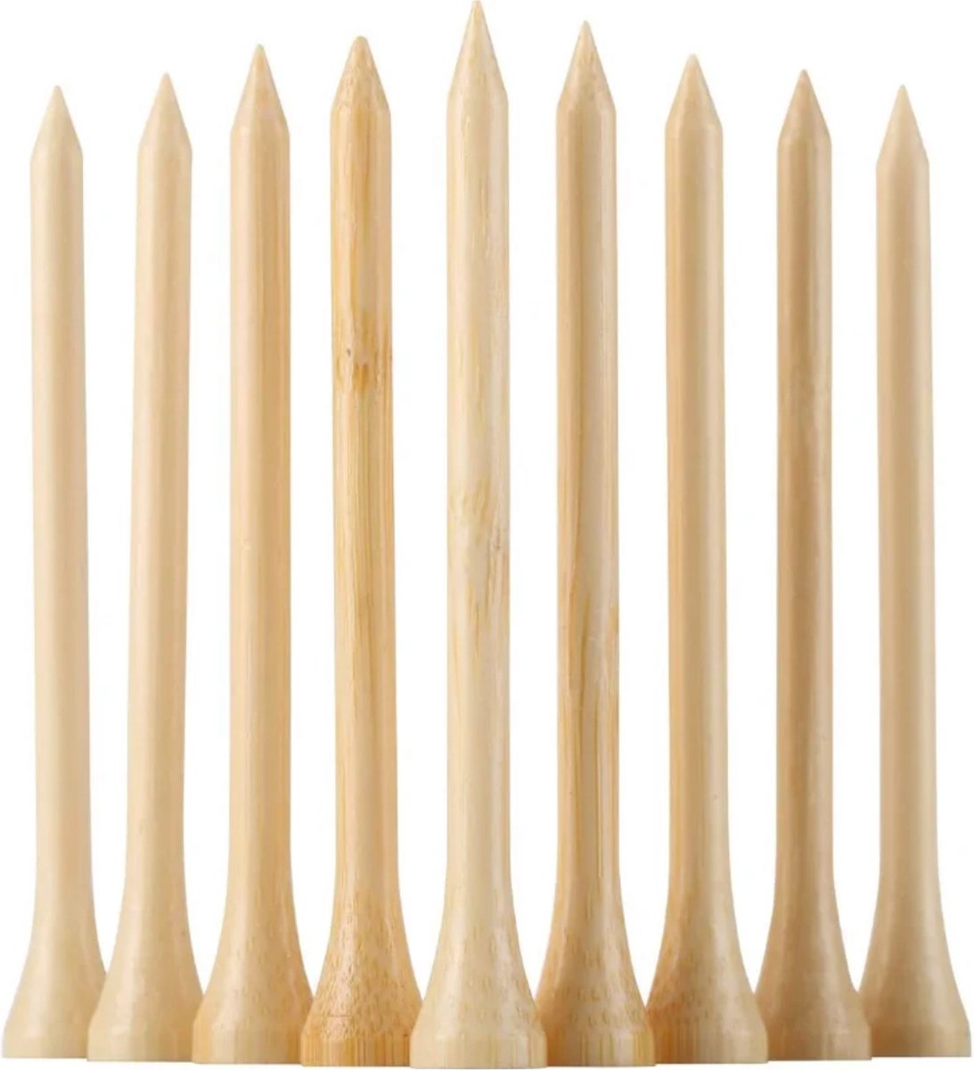 Houten Golf Tees 83 mm - 50 stuks - Golftees - Hout - ATHLIX