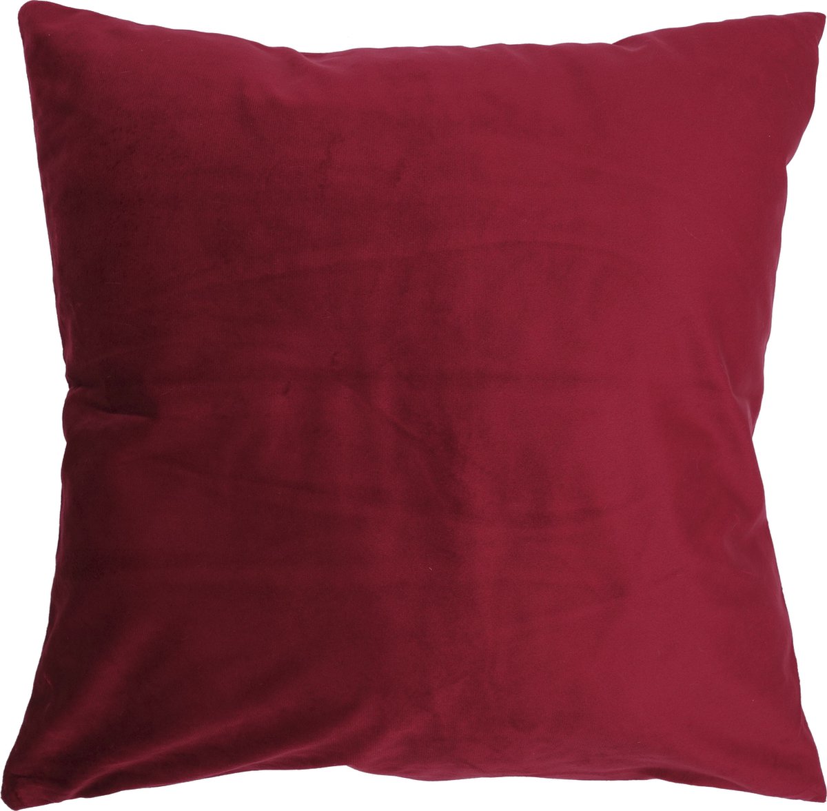 Kussenhoes Fluweel Fluwelen Velvet warmrood | 100% Polyester | 45 x 45 cm | Exclusief binnenkussen