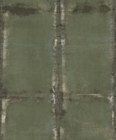Behang met vakkenprint - Behang - Wandbekleding - Wanddecoratie - Vliesbehang - Textum - 0,53 x 10,05 M.