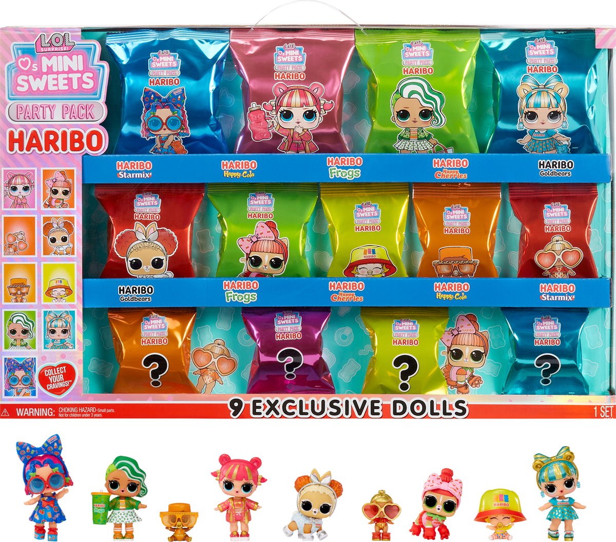 L.O.L. Surprise! Loves Mini Sweets X Haribo Party Pack - Minipop - L.O.L. Surprise!