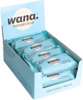 Wana | Waffand' Cream | Dark Chocolate With Coconut Cream | 12 Stuks | 12 x 43 gram