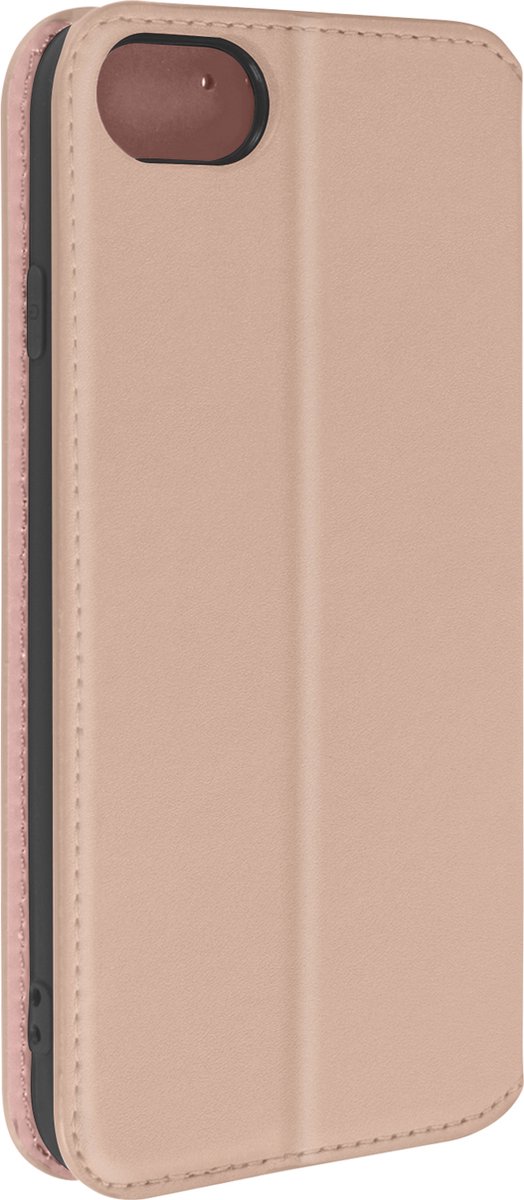 Avizar Étui pour Geschikt voor Apple iPhone SE 2022, 2020 et 8, 7, 6S, 6 Clapet Portefeuille Support, Champagneroze
