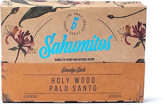 Sagrada Madre Sahumitos Smudge Palo Santo Per 5 In Displaydoos - 18x4x12cm - 18x4x12cm — afbeelding 4